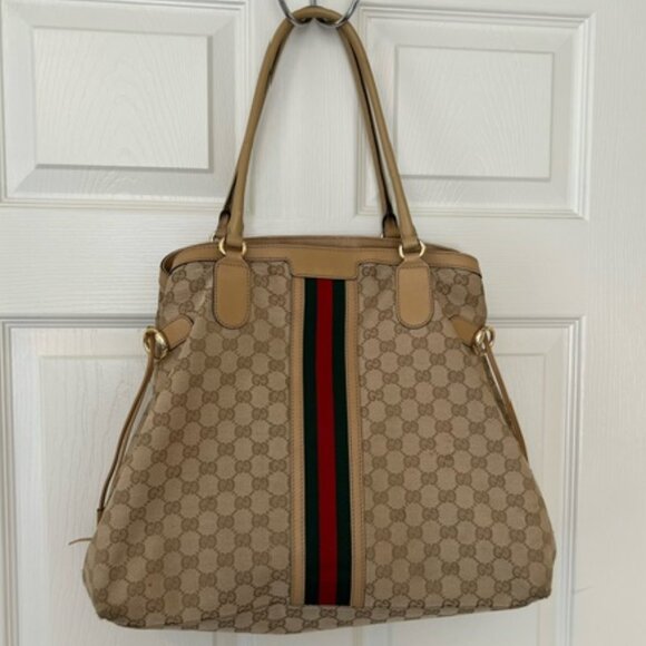 *SALE* GUCCI GG Canvas Tote - Good Used Condition - Picture 2 of 16
